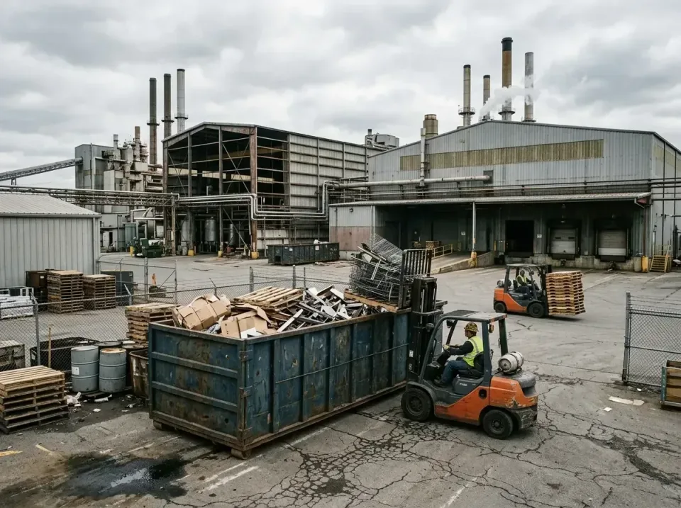 industrial-factory-scrap-conta-003 — frequently asked questions, Cheap Roll-off Dumpster Rentals in Metamora, IL